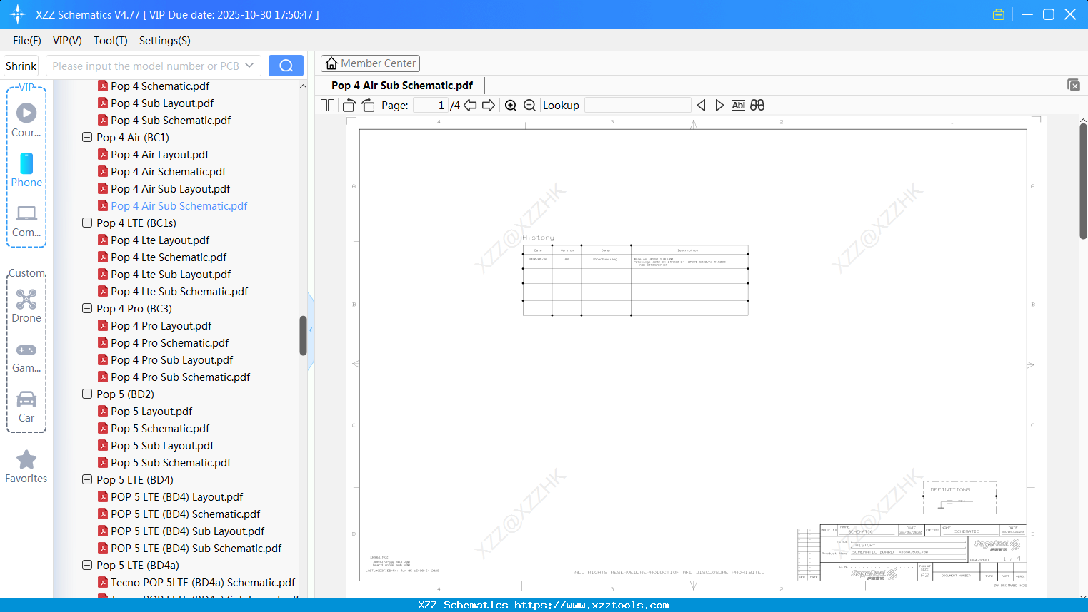 Tecno Pop 4 Air Sub Schematic